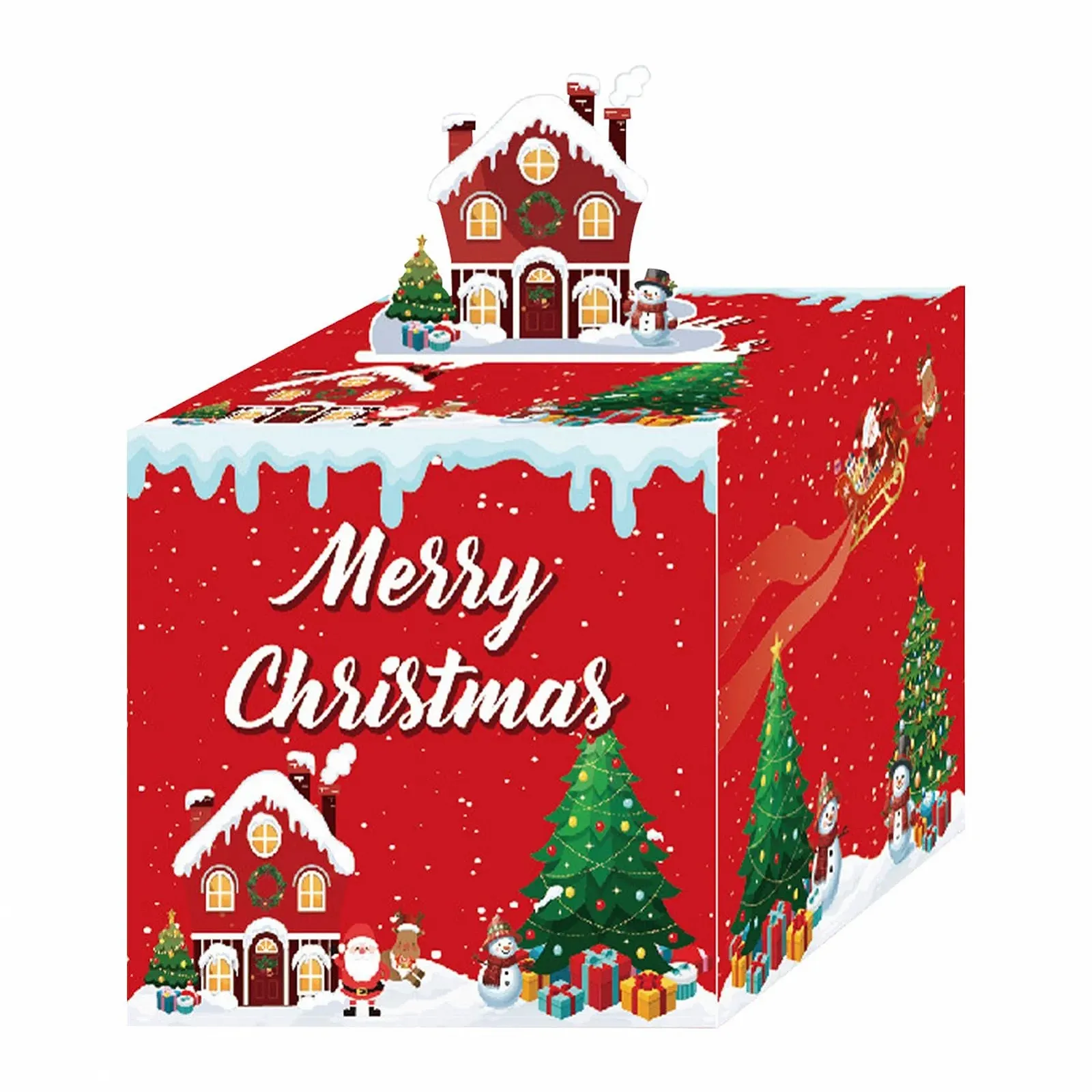 Скарбничка-диспенсер з 30 пакетами Інтерактивна Різдвяна, фото №1