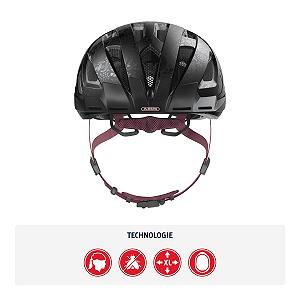 Шлем ABUS Urban-I 3.0 Городской Унисекс для взрослых, с задней подсветкой, козырьком и магнитной застежкой synthetic.ua - Фото 1