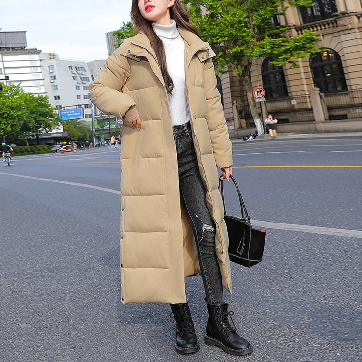 Пальто Petalum Женское Длинное С Капюшоном Зимнее, фото №4