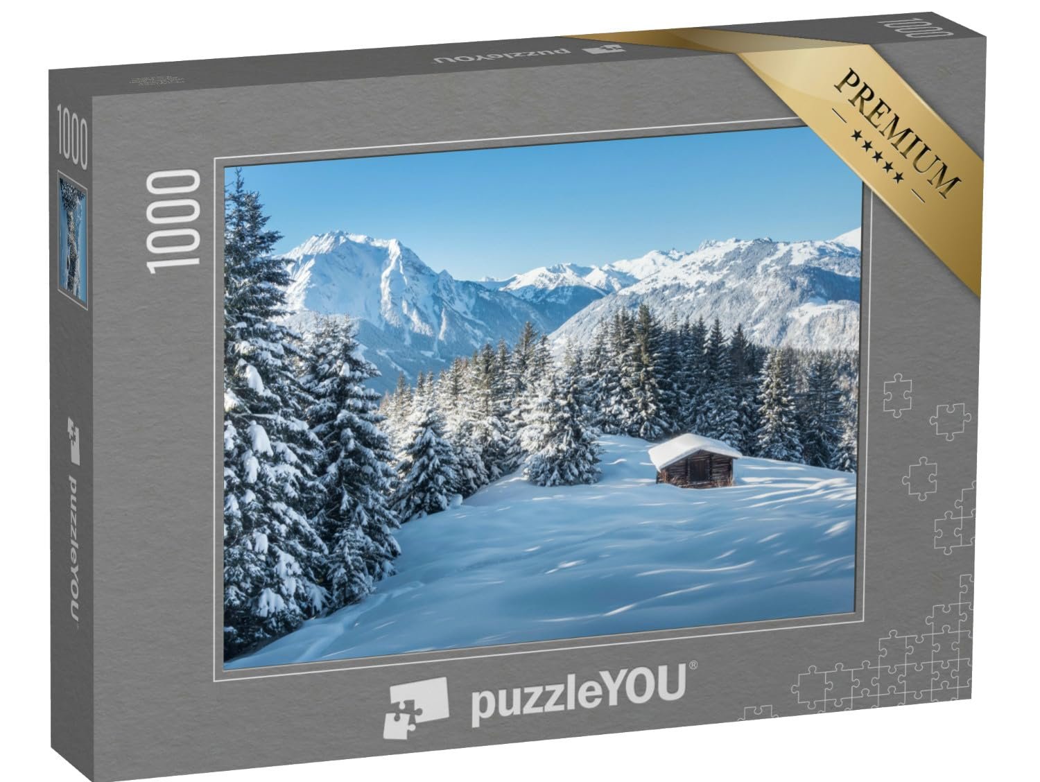 Пазл puzzleYOU Puzzle Collection Zillertal Winter Landscape in the Zillertal, Austria 1000 элементов, фото №1