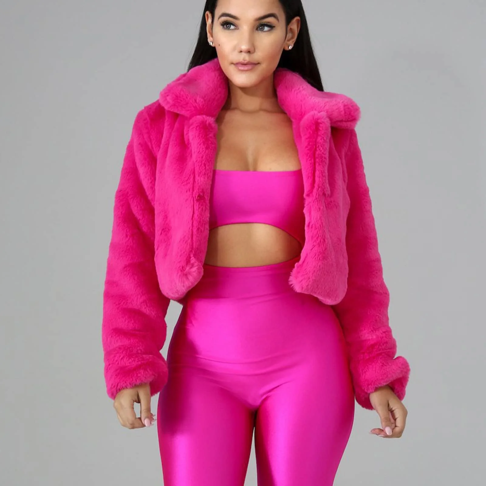 Жіноче пальто зі штучного хутра, фото №2 Жіноче пальто зі штучного хутра, фото №2