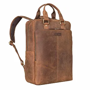 Купить Рюкзак для ноутбука STILORD Ingo 15.6" Кожаный Avani - Brown - Фото 1 Рюкзак для ноутбука STILORD Ingo 15.6" Кожаный Avani - Brown - Фото 1