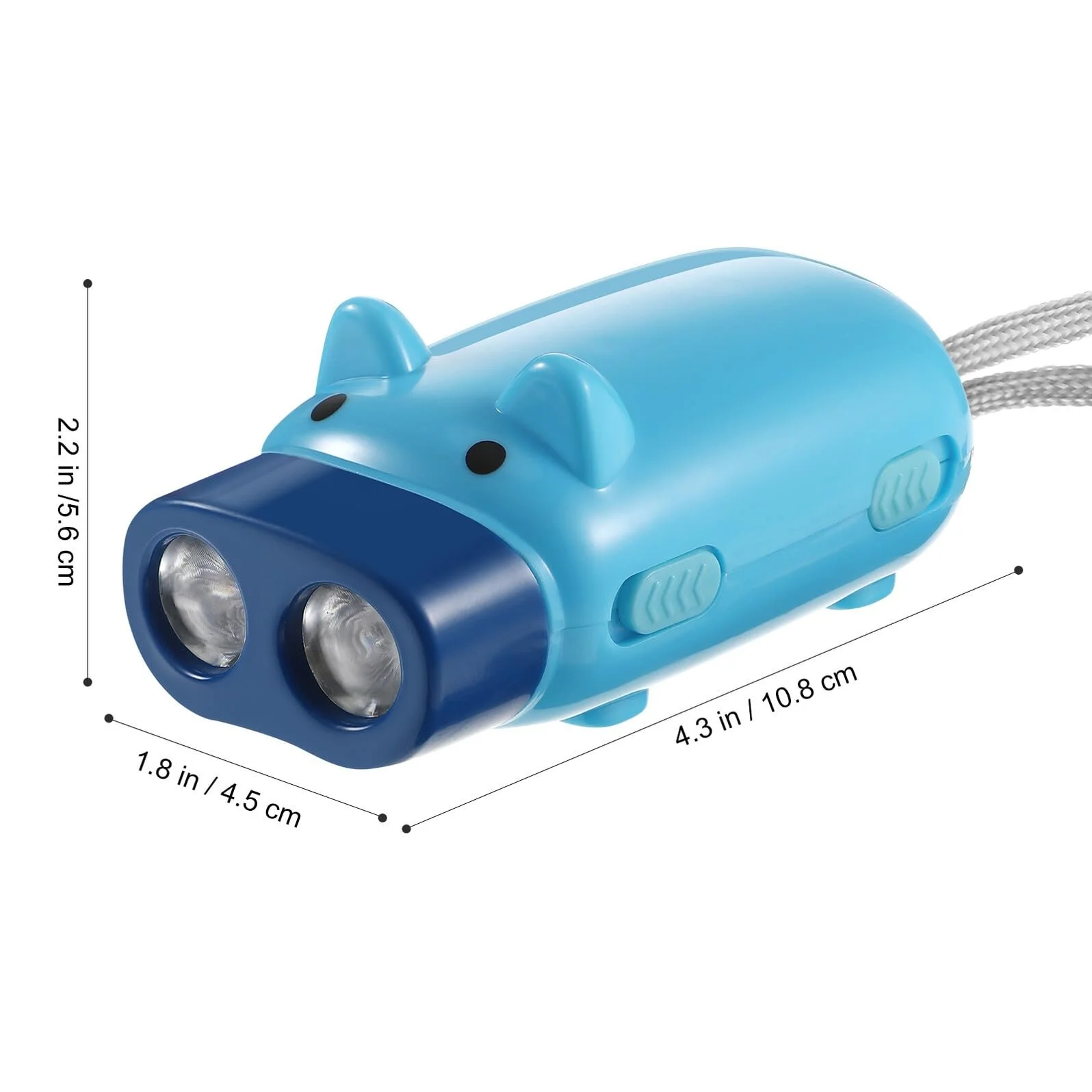 Ліхтарик Ручний SOIMISS Свинка, 3 шт, випадковий колір, фото №5