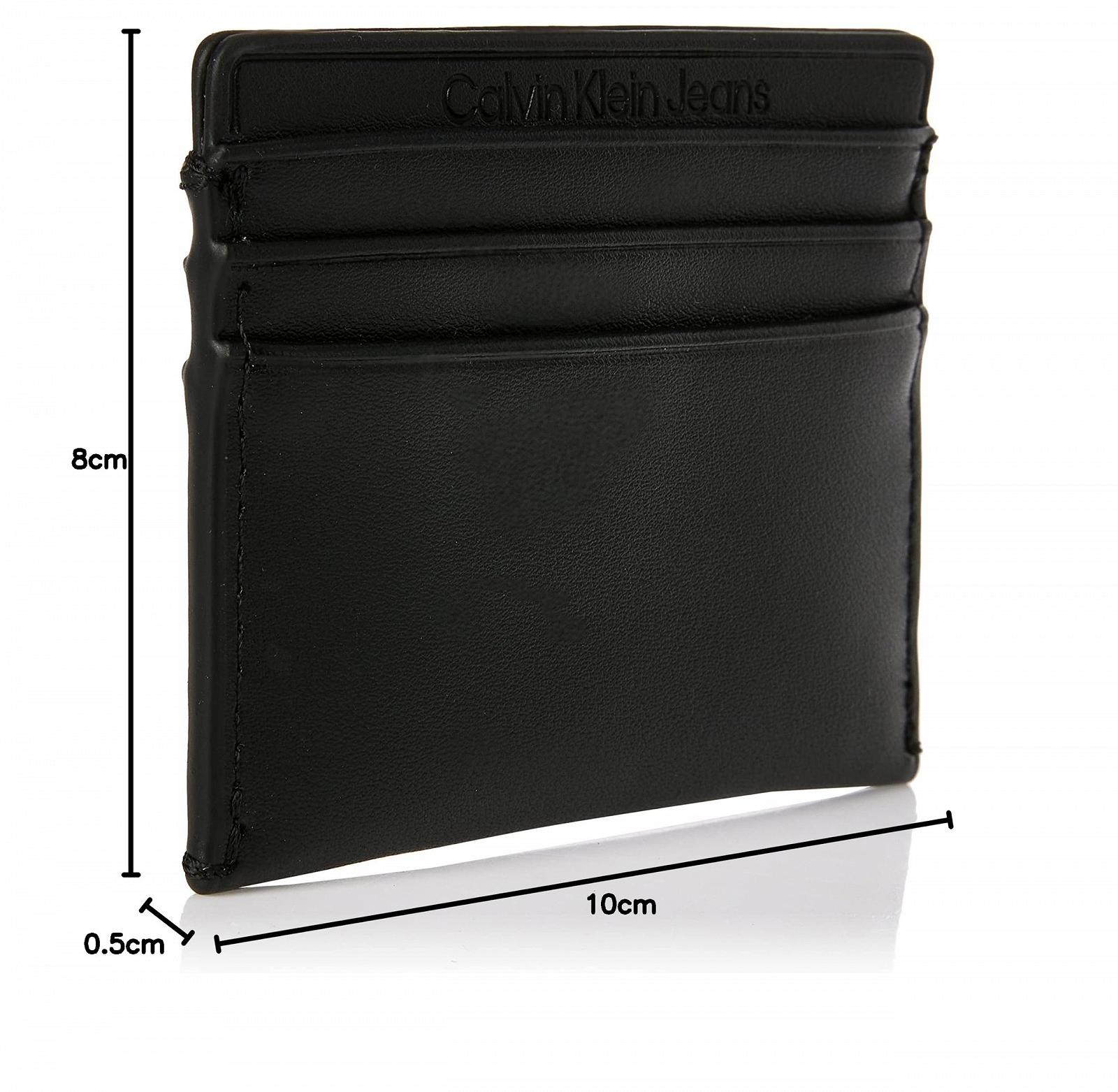 Картхолдер Calvin Klein CKJ Sculpted Card Case 6CC Mono Black чорний, Classic, фото №4