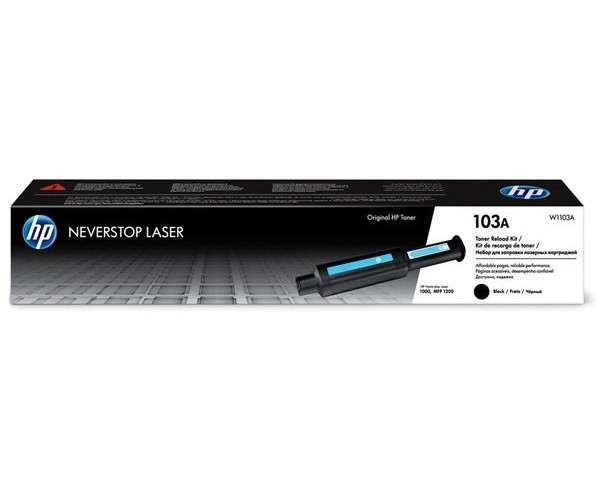 Картридж HP 103A W1103A Black Neverstop Laser 1000/1200, 2500 стор, фото №1
