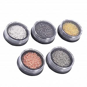 Украшение для ногтей Beavorty Набор Мини Бисер для ногтей Металлические шарики - Фото 1