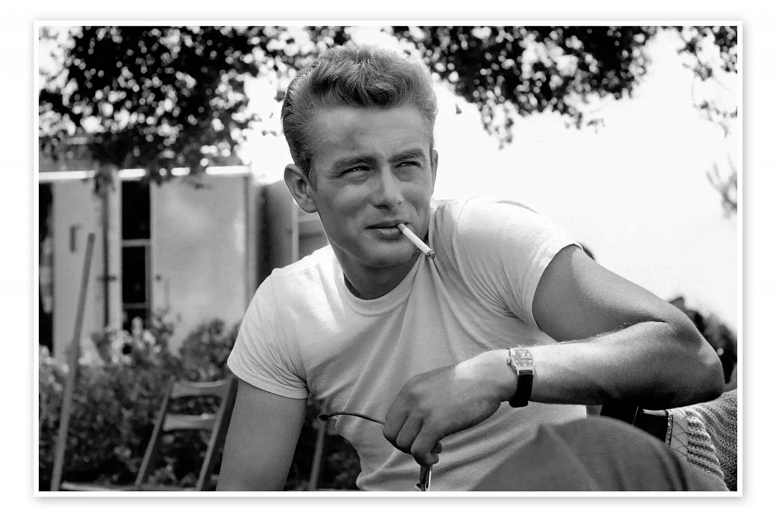 Постер James Dean... denn sie wissen nicht, was sie tun, 1955 90 x 60 см Black and White, фото №1