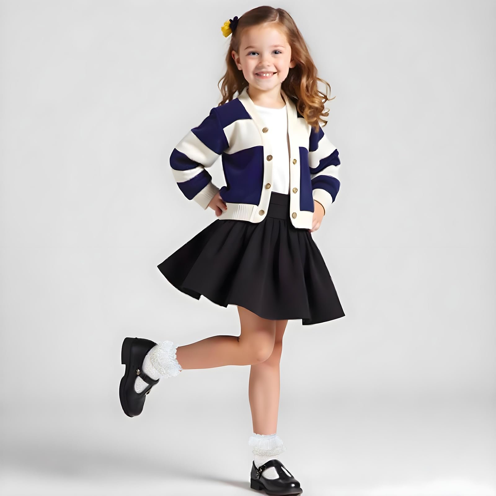 Носки с рюшами Princess Lolita, 6 пар, для девочек 1-9 лет, 6 цветов, фото №6