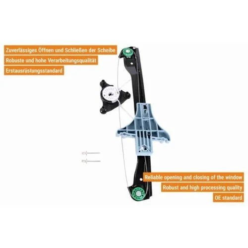 Склопідйомник VAICO V10-9852 SEAT SKODA VW VAG, фото №4