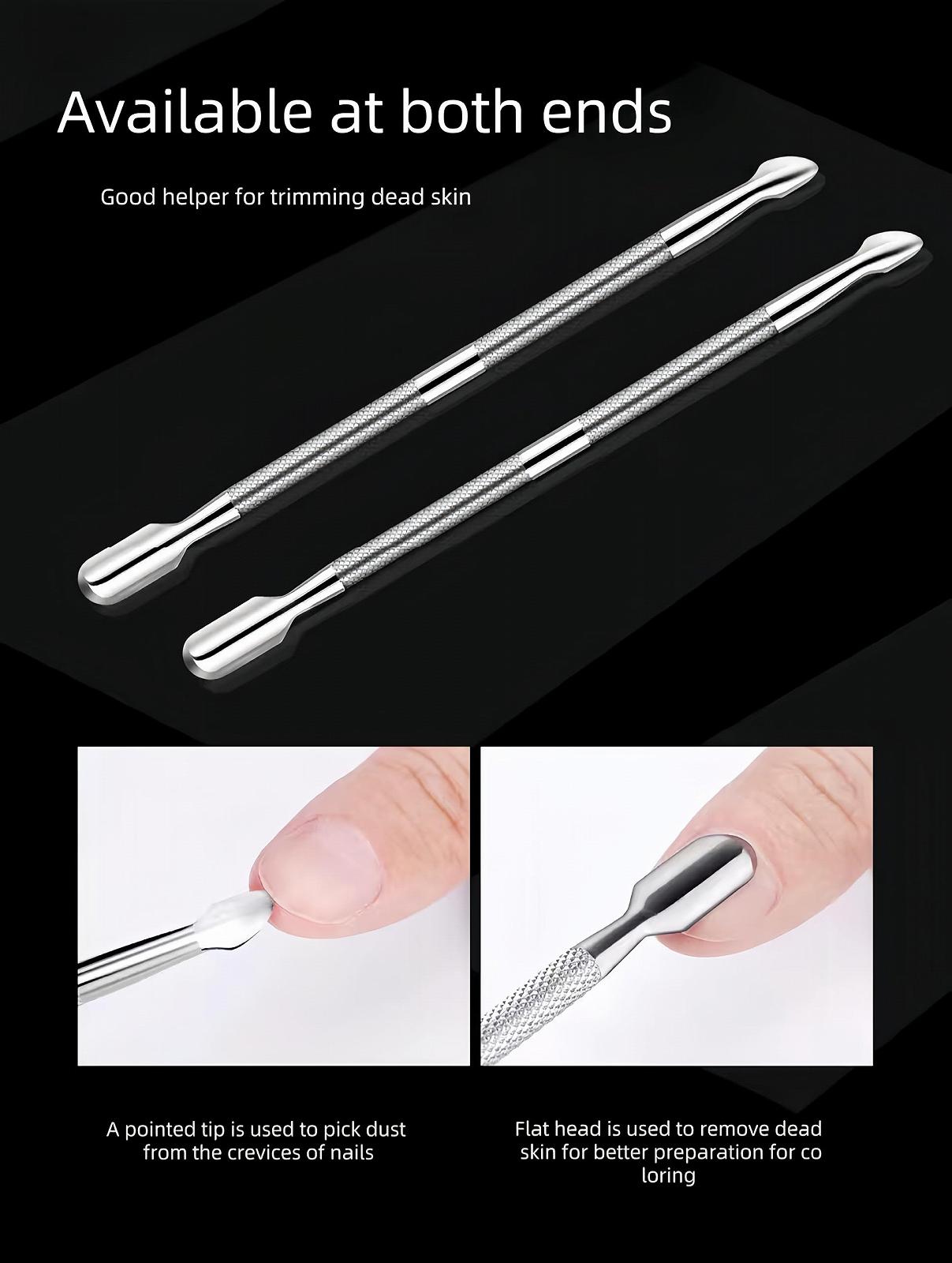 Набір для маныкюру 2 предмети, срібний, фото №4 Набір для маныкюру 2 предмети, срібний, фото №4