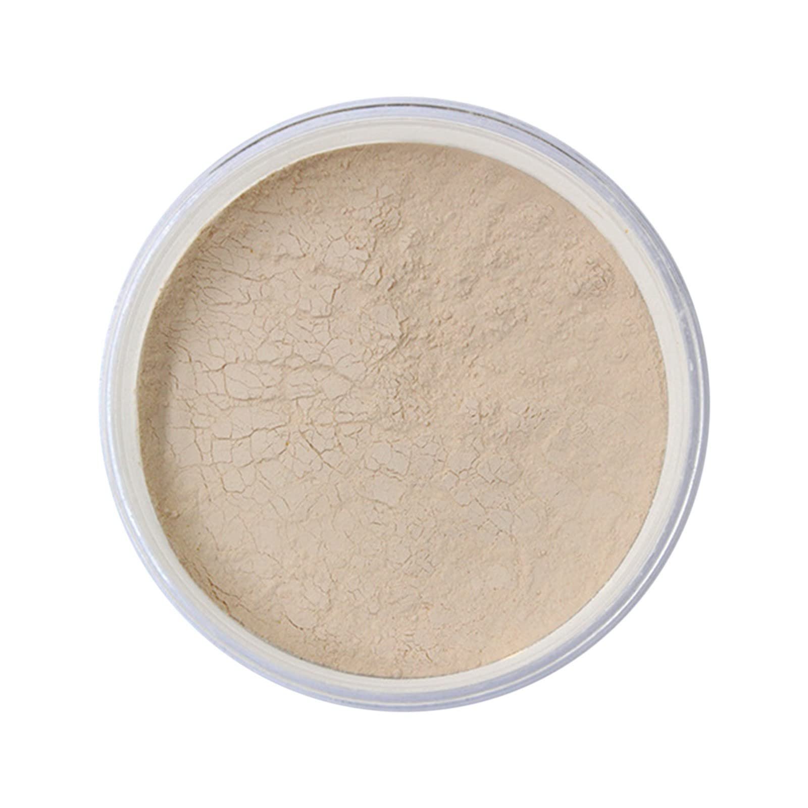 Рассыпчатая пудра для фиксации макияжа Translucent Finishing Makeup Loose Setting Powder Flash Friendly Translucent Powder Foundation Loose Face Powder Baby Powder Powder Puff (A, One Size), фото №1