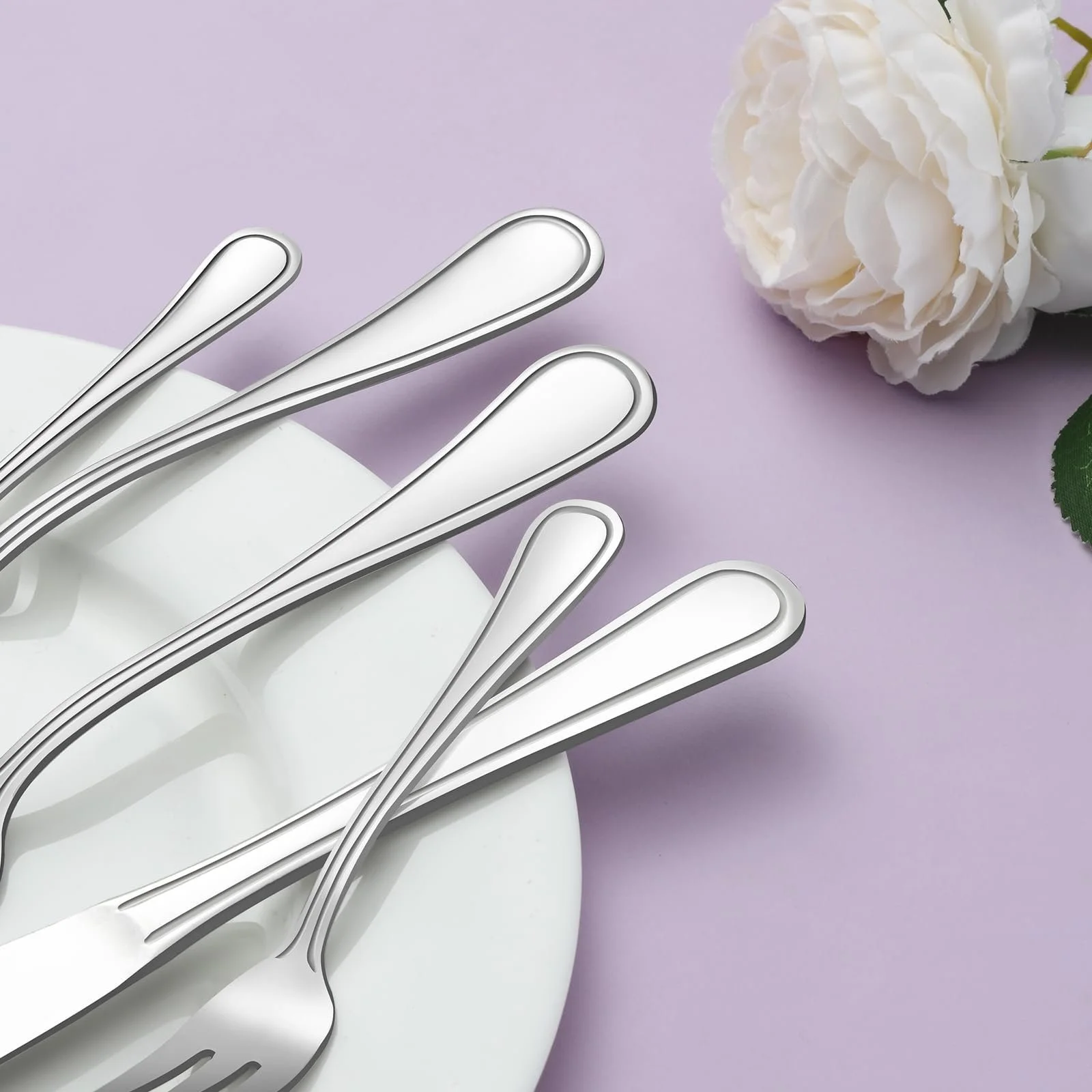 Ложка чайна з нержавіючої сталі Набір з 24 штук 14 см, фото №4