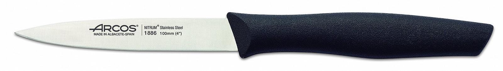 Набір ножів для очищення овочів Arcos Nova Series, 12 штук, лезо - нержавіюча сталь Nitrum, руків'я - поліпропілен, чорний колір, фото №1