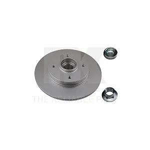 Гальмівний диск NK 313738 для CITROËN PEUGEOT DS задня вісь - Фото 1