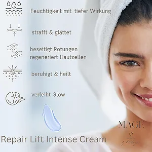 Крем для обличчя MAGE Repair Lift Intense Cream ліфтинг та антистрес для сухої шкіри веганський synthetic.ua - Фото 1