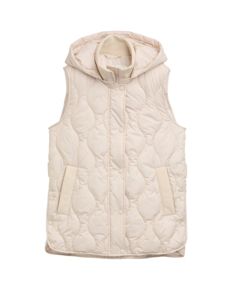 Безрукавка Women's Vest 1044397-29517 Tom Tailor Кремовий 2XL, фото №5
