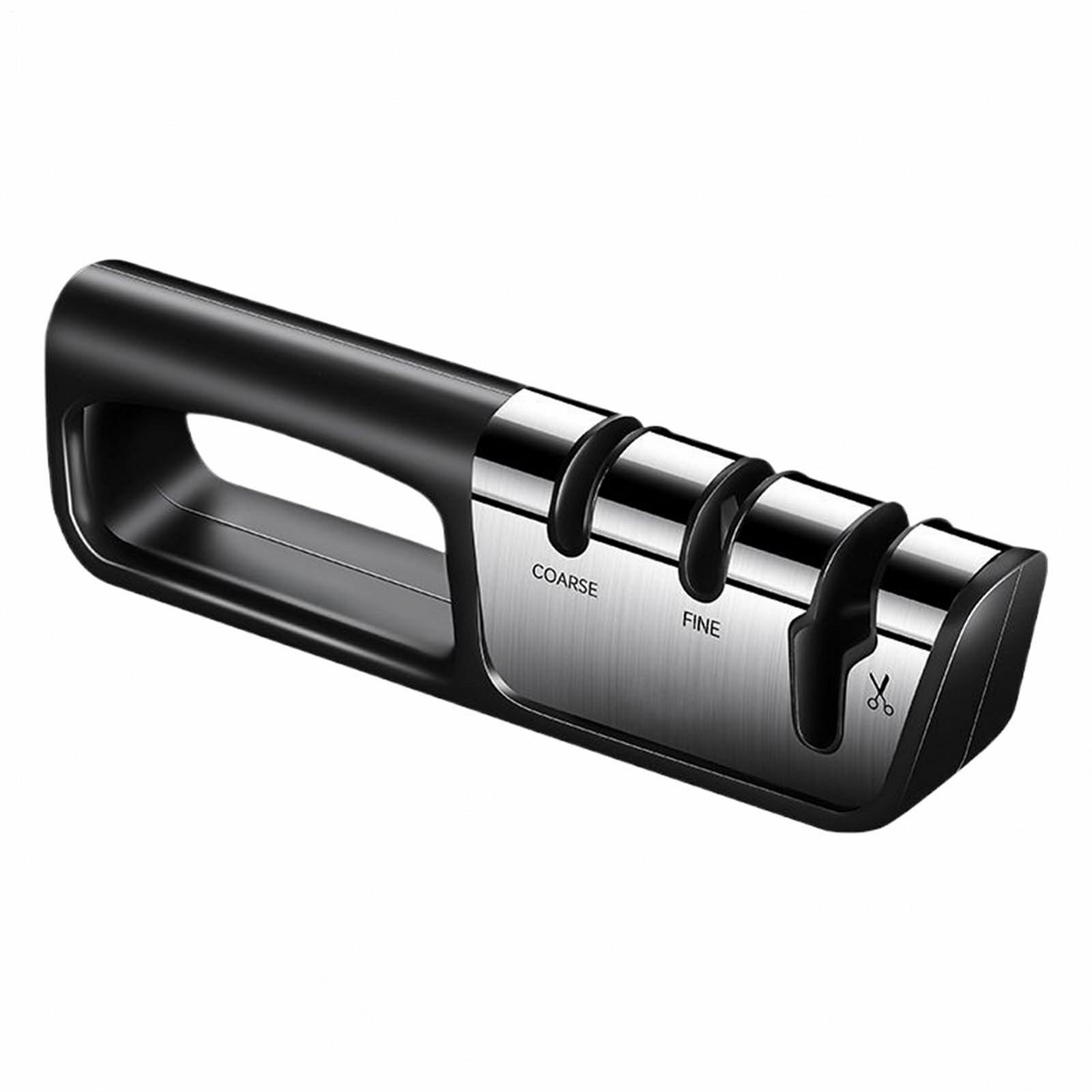 Точилка для ножей и ножниц Smart Knife Sharpener 3-ступенчатая профессиональная ручная, фото №1