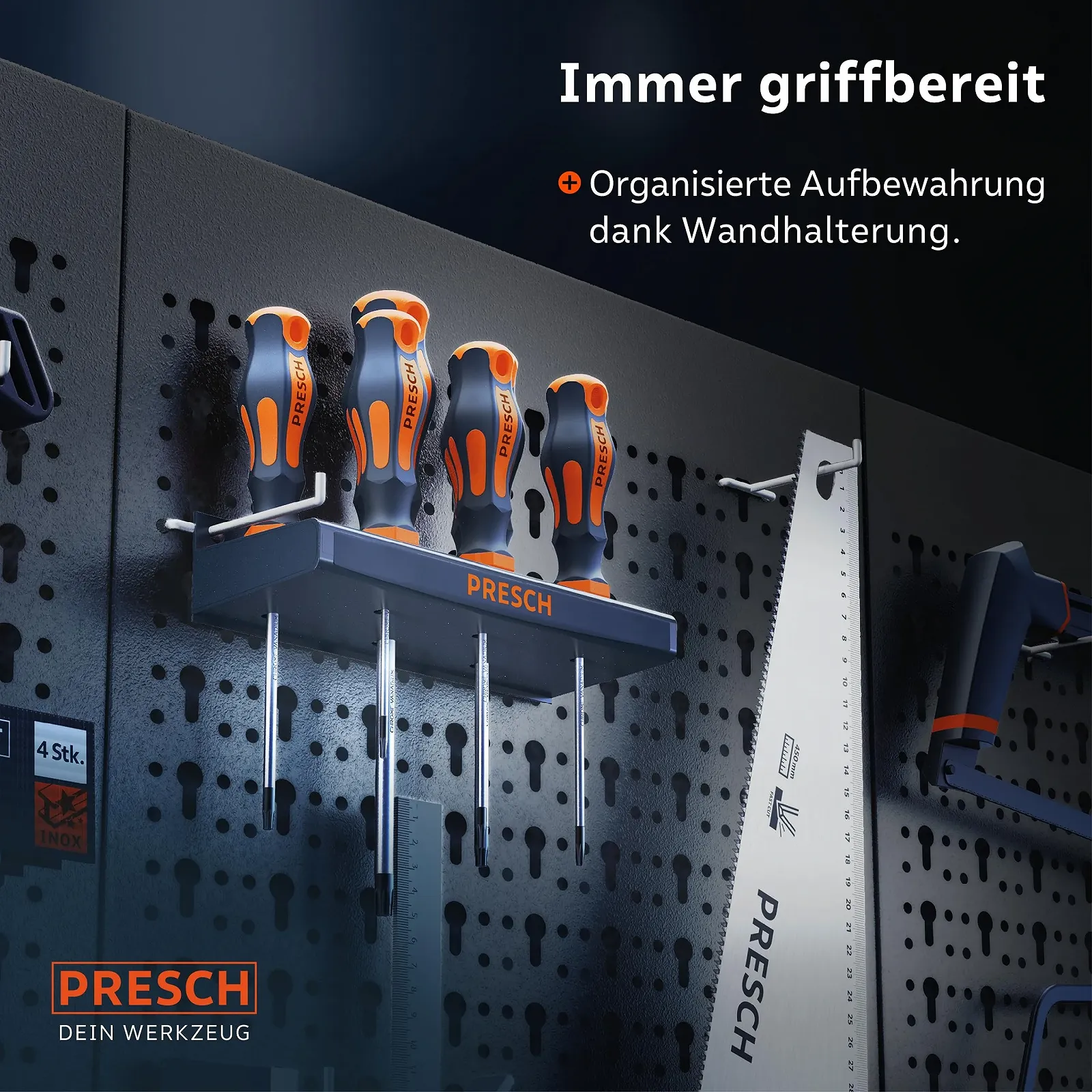 Набір викруток Presch TX 6 шт. з настінним кріпленням магнітні, фото №3