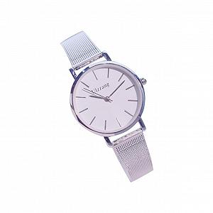 Годинник LIFKOME 1st жіночий срібний браслет, білий - Фото 1