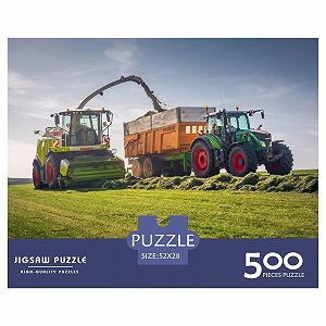 Пазл Claas Jaguar и Fendt Тракторы деревянный 500 деталей 52 x 38 см synthetic.ua - Фото 1