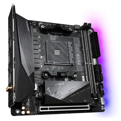 Материнская плата GIGABYTE B550I AORUS PRO AX, фото №4 Материнская плата GIGABYTE B550I AORUS PRO AX, фото №4