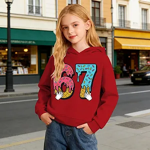 Толстовка детская с капюшоном для девочек EIS 67 synthetic.ua - Фото 1