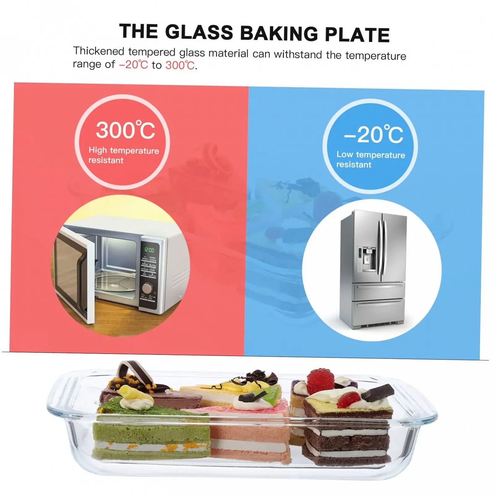 Форма для запекания Стеклянная Термостойкая Прозрачная, фото №4 Форма для запекания Стеклянная Термостойкая Прозрачная, фото №4