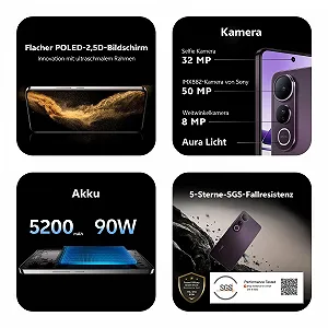 Смартфон vivo V50 Lite 5G 8G+256G 6.77" 120 Гц 5200 mAh ціна на synthetic.ua - Фото 1 Смартфон vivo V50 Lite 5G 8G+256G 6.77" 120 Гц 5200 mAh synthetic.ua - Фото 1
