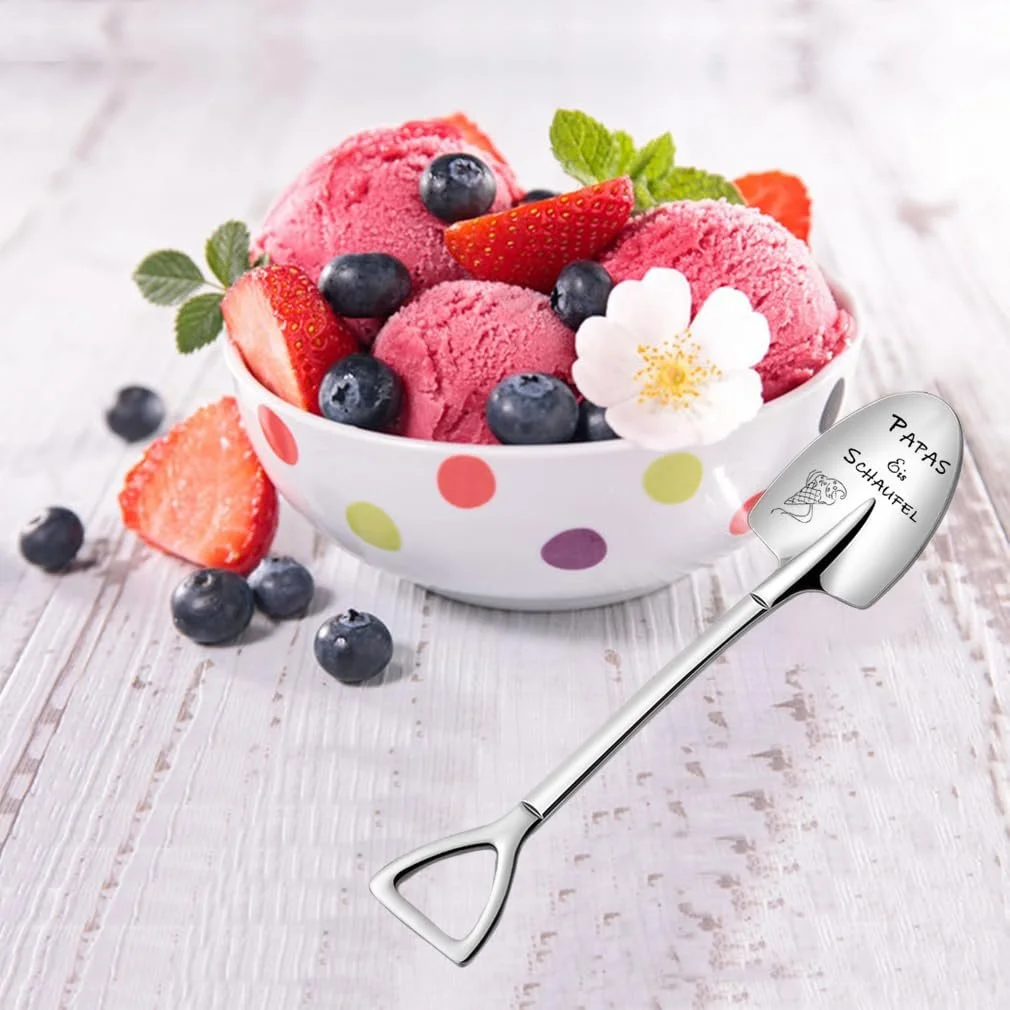 Ложка з нержавіючої сталі з гравіюванням для тата, фото №3 Ложка з нержавіючої сталі з гравіюванням для тата, фото №3