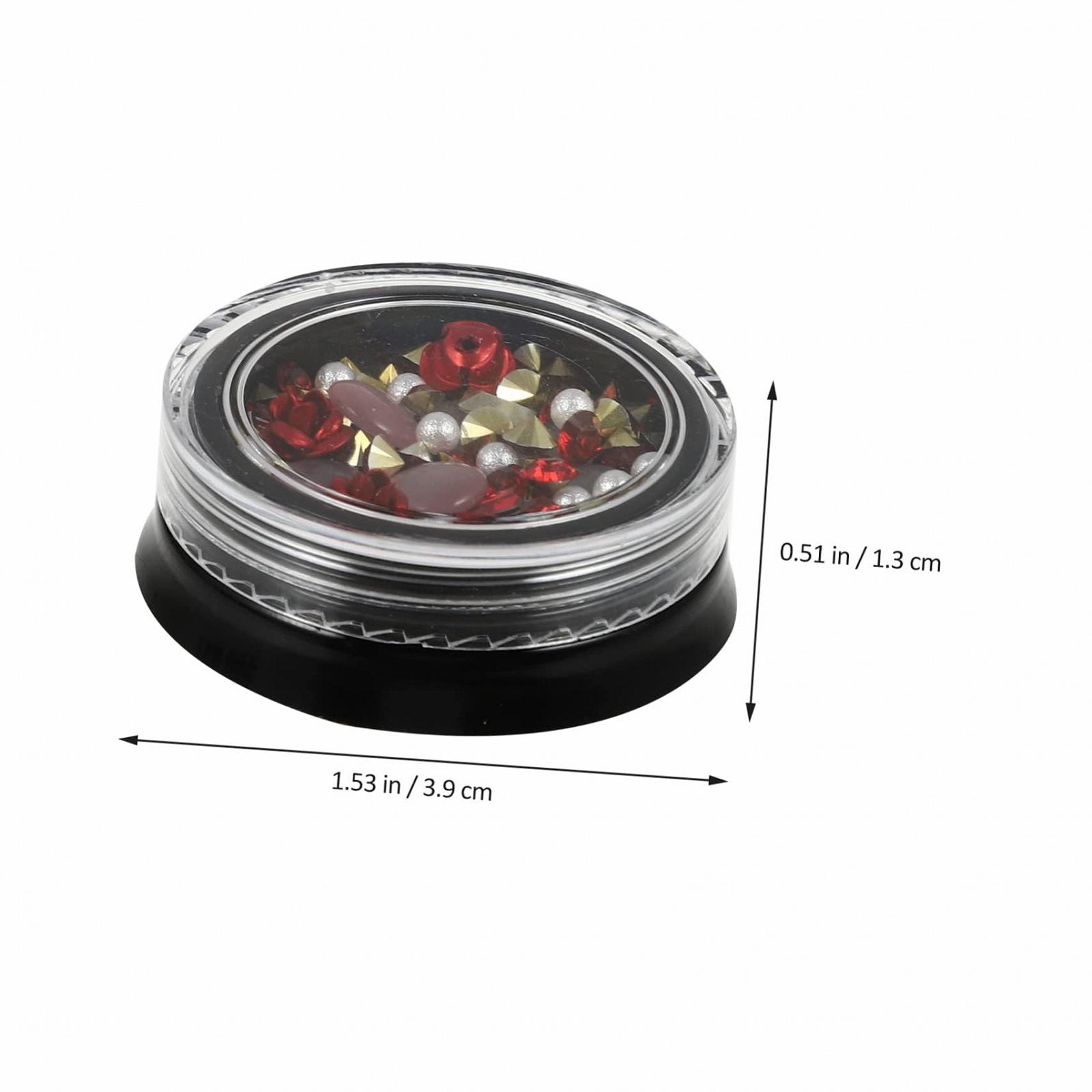 Цветок Металлическая Роза Beavorty Камни для ногтей 5 упаковок, фото №8