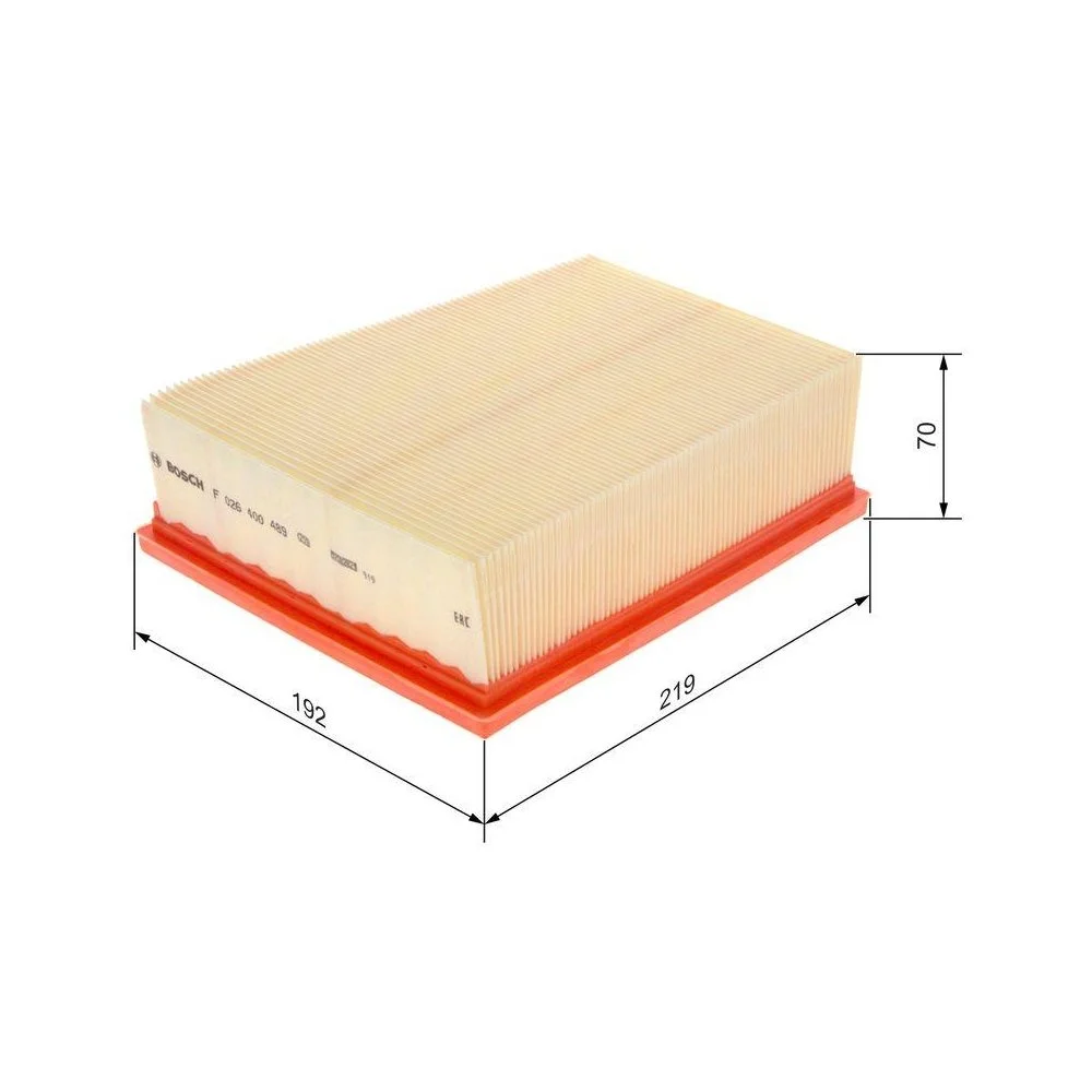 Фільтр повітряний BOSCH F 026 400 489 для MERCEDES-BENZ NISSAN RENAULT, фото №1 Фільтр повітряний BOSCH F 026 400 489 для MERCEDES-BENZ NISSAN RENAULT, фото №1