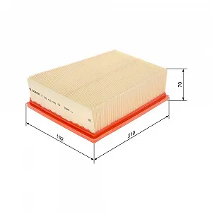 Фільтр повітряний BOSCH F 026 400 489 для MERCEDES-BENZ NISSAN RENAULT - Фото 1