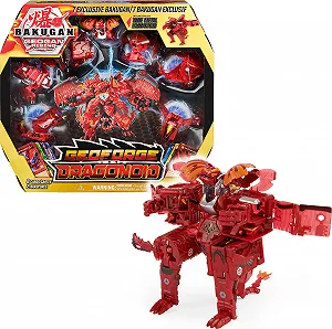 Колекційна фігурка BAKUGAN Geoforge Dragonoid з 6 Geogan та 1 Exclusive Metal Dragonoid Bakugan - Фото 1