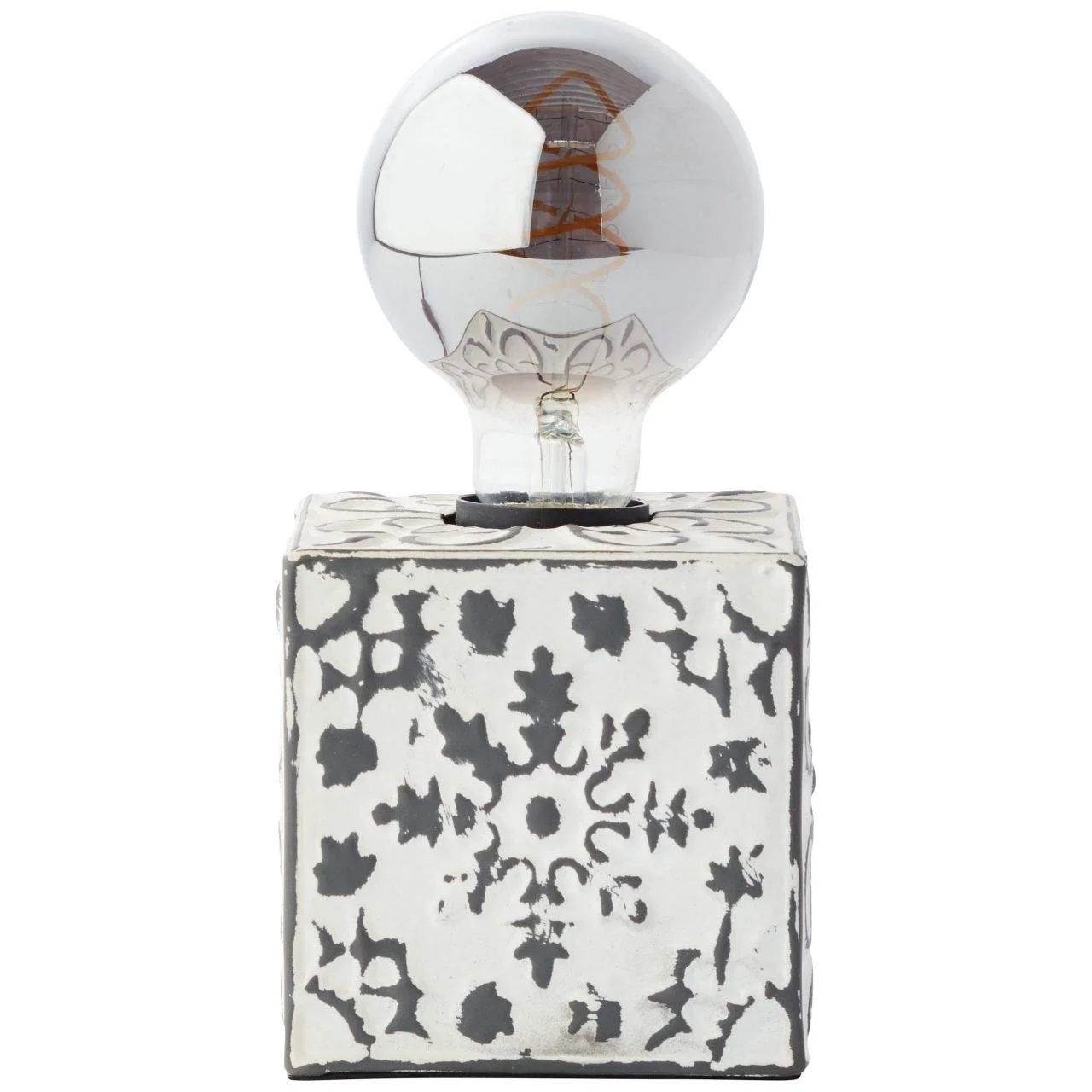 Настільна лампа Brilliant Vagos 10 см 1x E27 60 Вт з мотузковим вимикачем Кремовий, фото №2