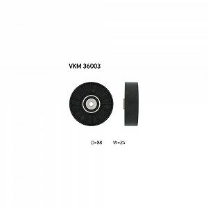 Ролик напрямний/обвідний SKF VKM 36003 поліклинового ременя RENAULT VOLVO центральний - Фото 1