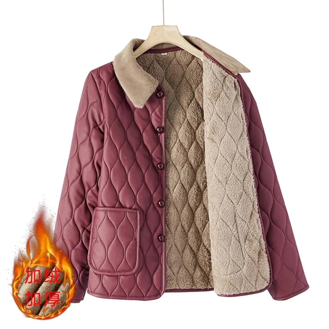 Жіноча Куртка Pegsmio З Лацканами Зимова Бавовняна Щільна Вітрозахисна, фото №8