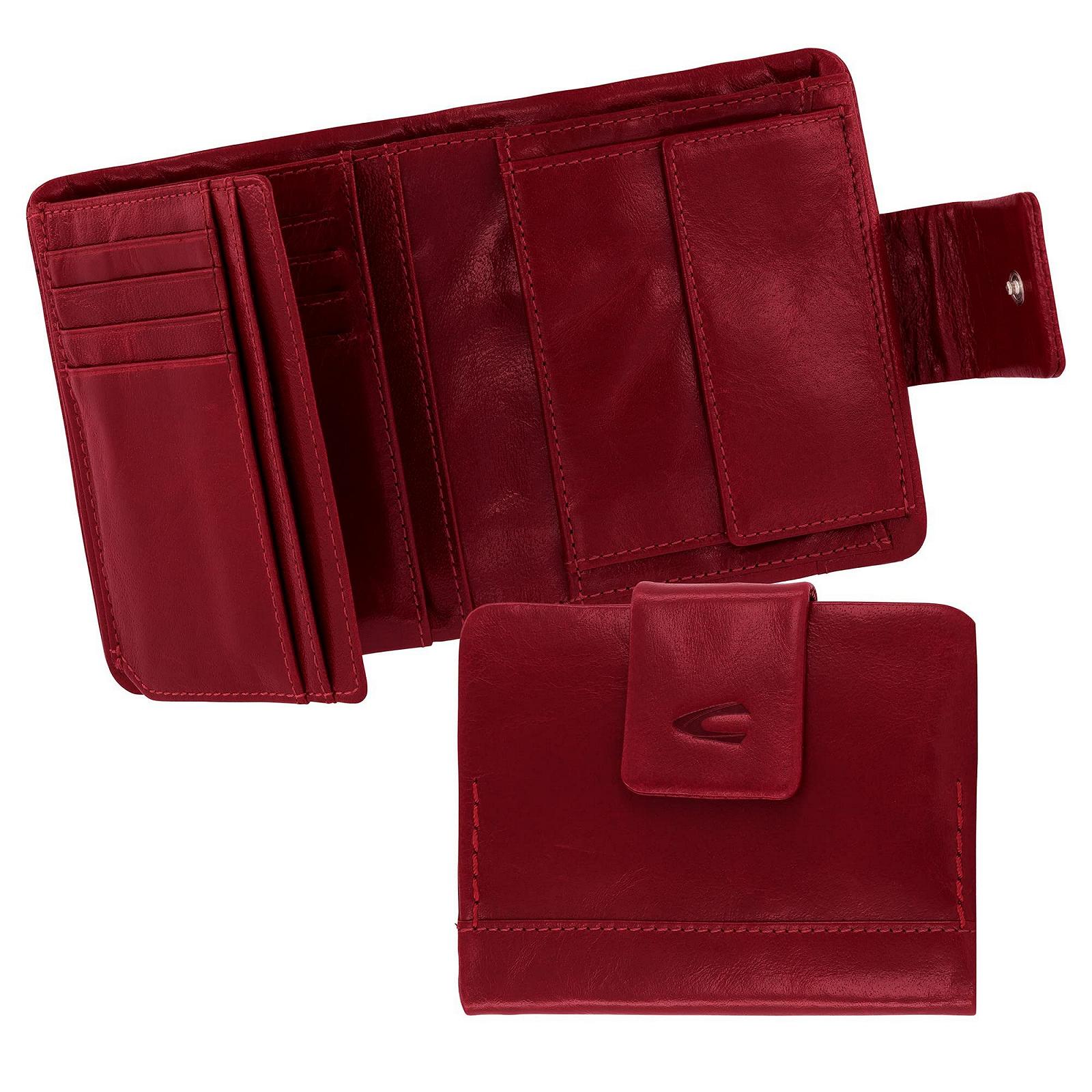 Кошелек camel active Rise Женский RFID Кожаный Среднего Размера, красный, фото №3