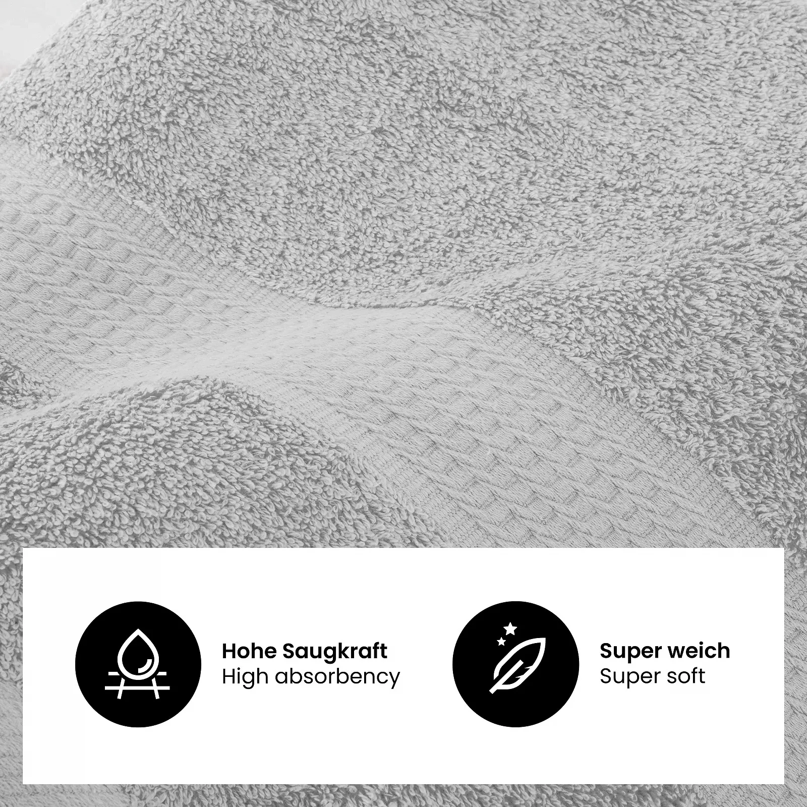 Набір рушників Terry Towel Махрові 100% бавовна 50 x 100 см 4 шт., фото №2