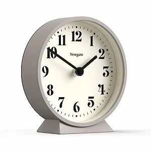 Настольные часы NEWGATE Theatre, круглый дизайн, камень, современный стиль для стола, полки или прикроватной тумбочки synthetic.ua - Фото 1