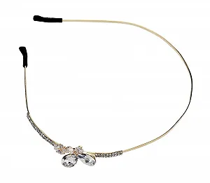 Обруч для волос с бриллиантовыми бабочками - Фото 1