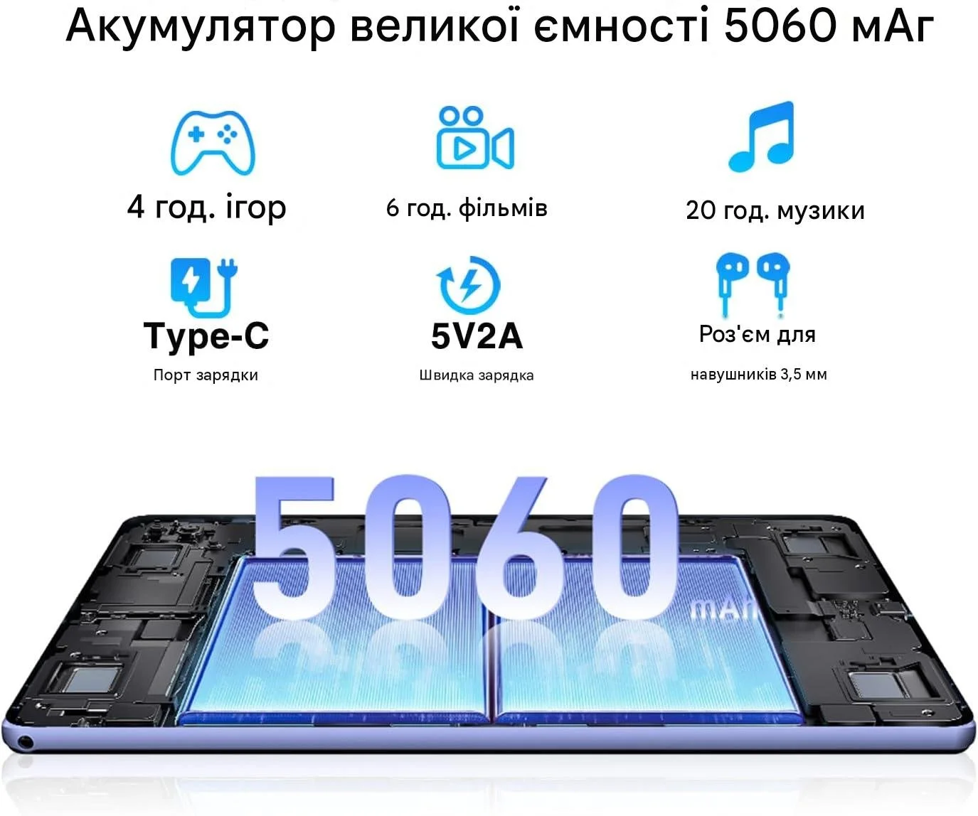 Планшет 10.1" DOOGEE U10 4+5/128Gb 4 ядра Android 13 5060 mAh Фіолетовий, фото №4 Планшет 10.1" DOOGEE U10 4+5/128Gb 4 ядра Android 13 5060 mAh Фіолетовий, фото №4