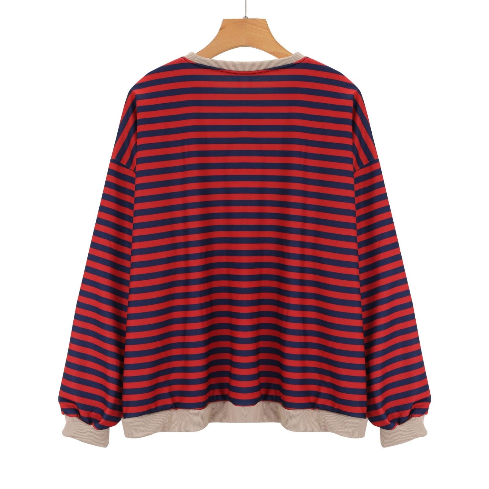 Жіноча Толстовка Unilarinna Oversized Смугастий, фото №7 Жіноча Толстовка Unilarinna Oversized Смугастий, фото №7