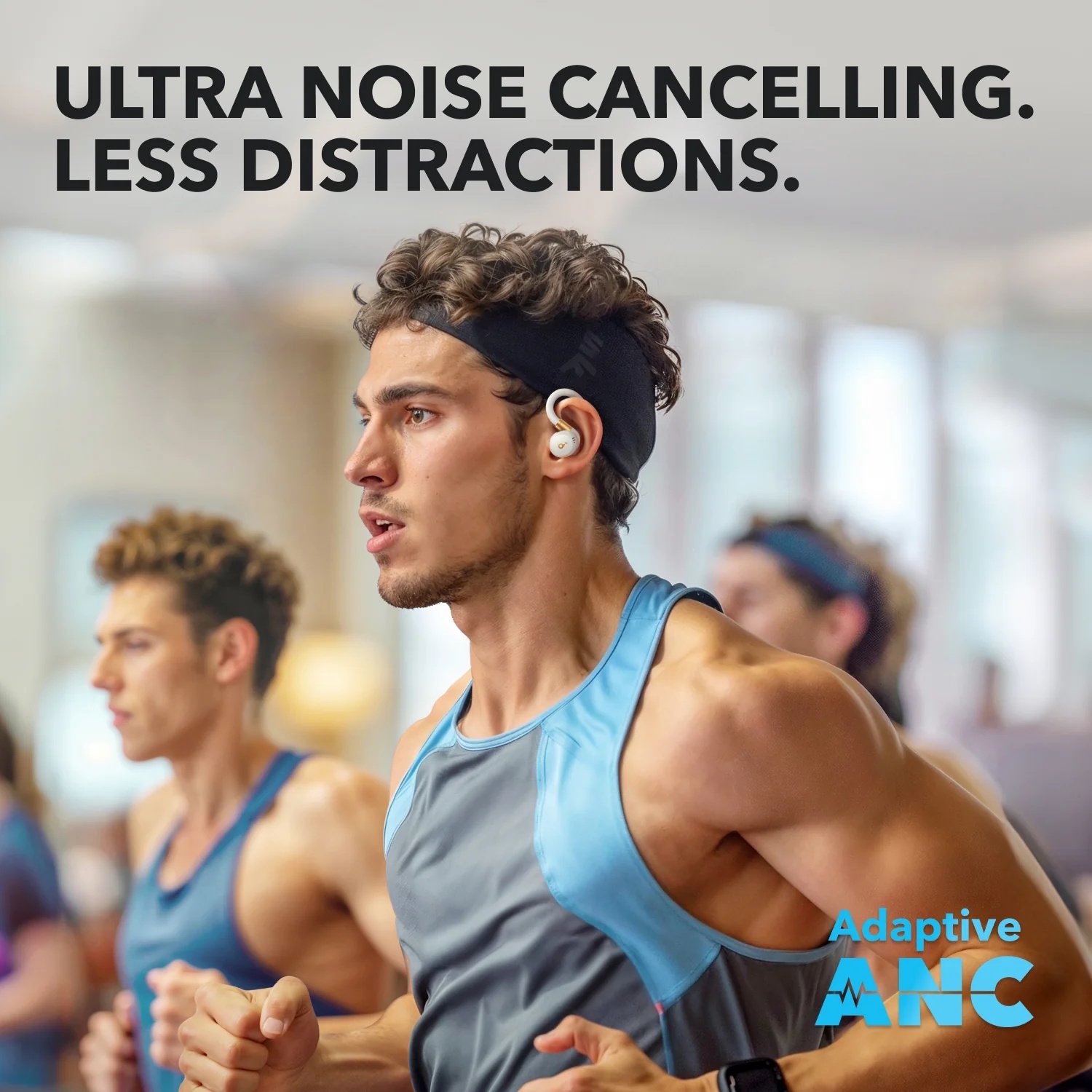 Навушники Anker Soundcore Sport X20 ANC White, фото №6