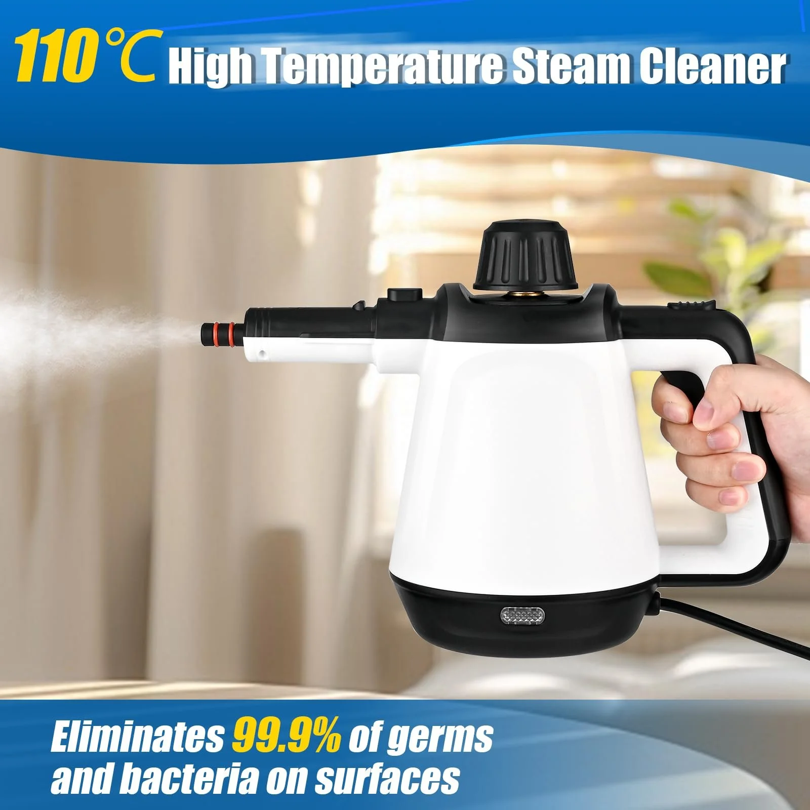 Пароочисник Dreamhigh 430 мл 1200 Вт 3,5 бар, фото №2 Пароочисник Dreamhigh 430 мл 1200 Вт 3,5 бар, фото №2