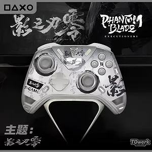 Геймпад FlyDigi APEX 5 White + док-станція + наклейки Phantom Blade - Фото 1