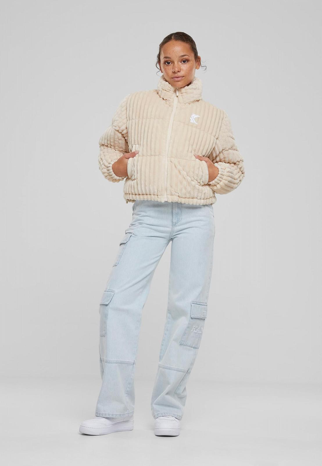 Куртка Karl Kani KW233-024-1 KK Og Fuzzy Corduroy Short Puffer Женская, фото №7