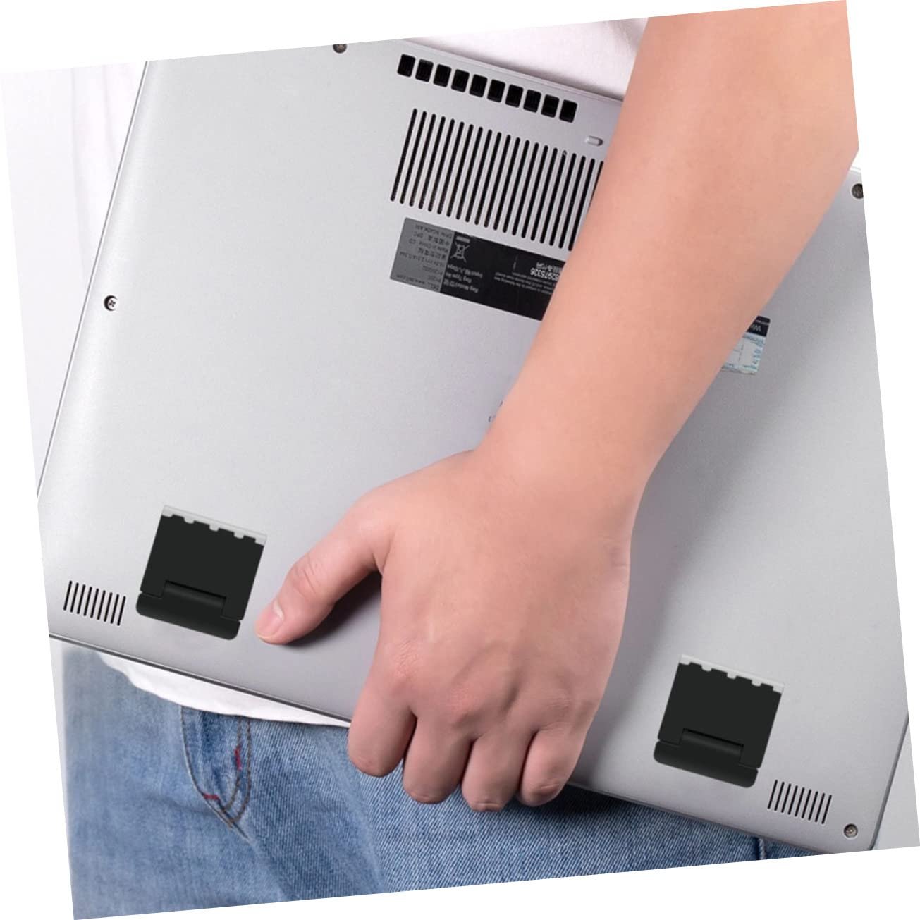 Підставка для ноутбука Veemoon, складана, 2 шт., портативна, з вентиляцією, ергономічна, охолоджуюча, фото №6