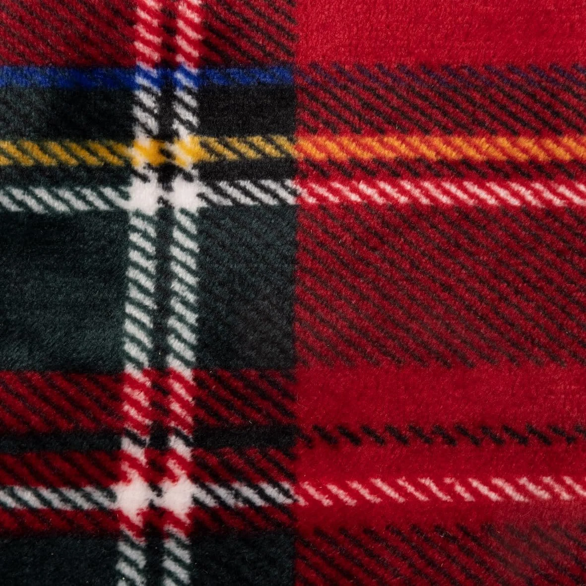 Плед Фланелевий Cuddly 200 x 150 см, 100% Поліестер, Червоний в Клітинку, фото №3