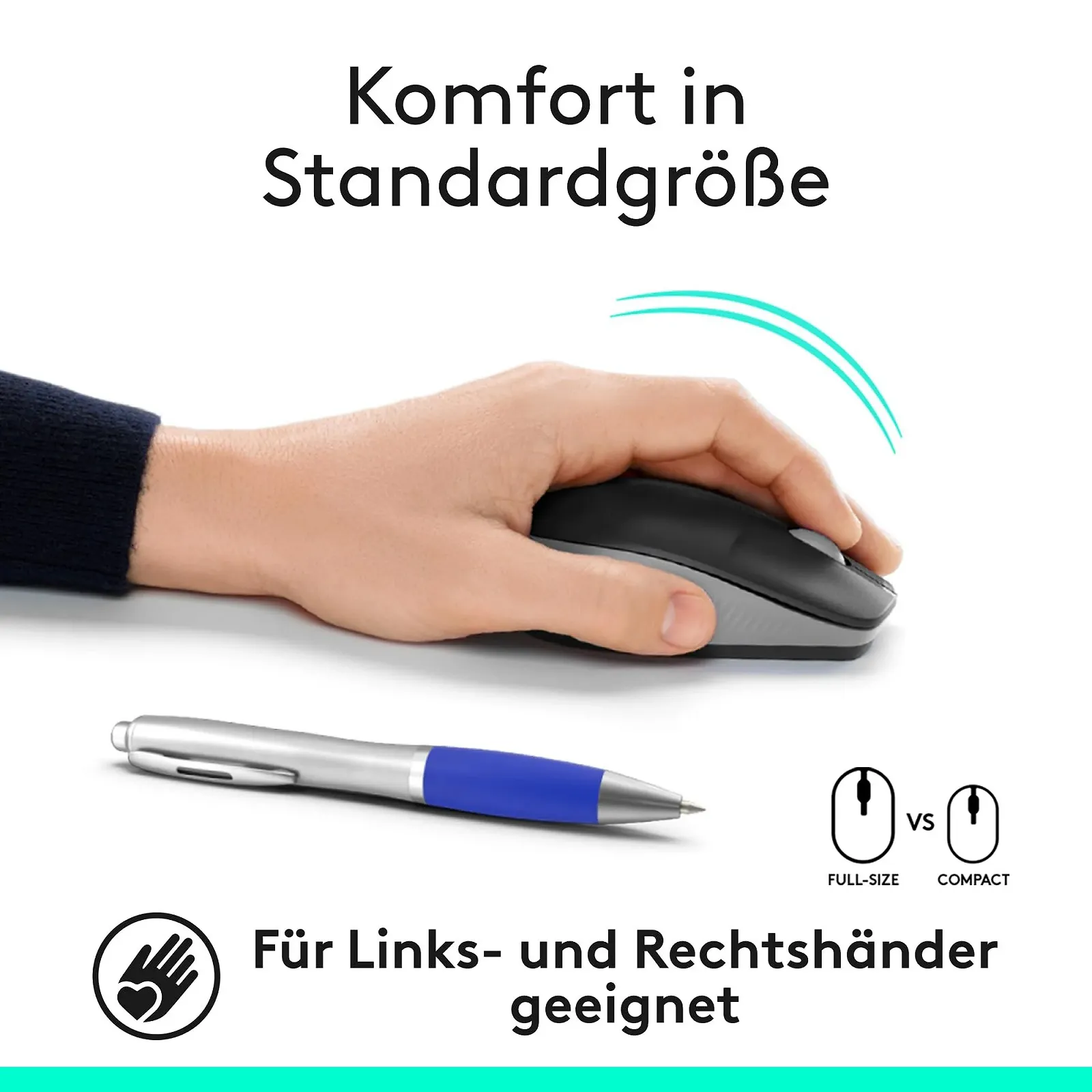 Миша Logitech M190 Бездротова Сіра, фото №2