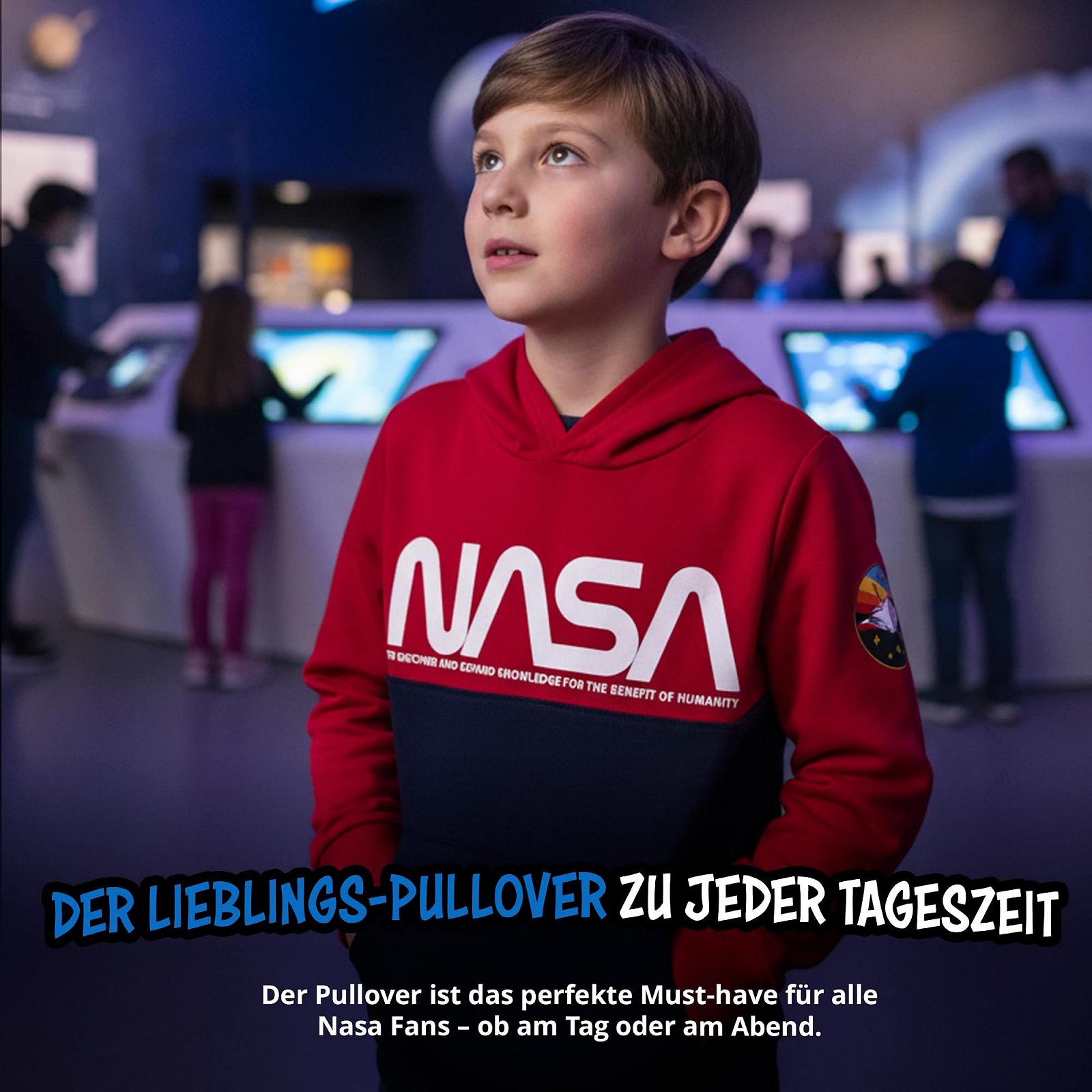 Худі United Labels NASA для хлопчиків Червоний/Синій, фото №3